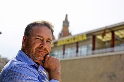 El director de Linden Labs, Ebbe Altberg, en la sede de EL PAÍS en Barcelona.