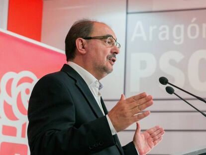 Javier Lambán, positivo en coronavirus