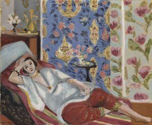 'Odalisca con bombachos rojos', de Matisse.