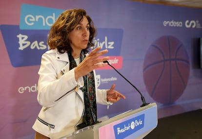 Irene Lozano, en un acto el pasado martes.