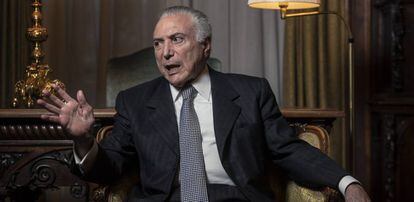 El expresidente de Brasil, Michel Temer. 