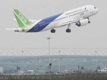 Vuelo de prueba del C919 de fabricaci&oacute;n china.