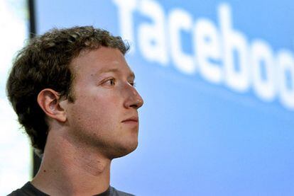 Mark Zuckerberg, durante una reunión de Facebook en Palo Alto, California, a principios de este mes.