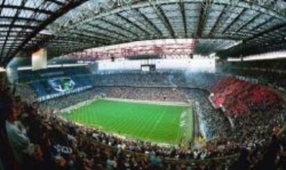 El magnífico estadio de San Siro.