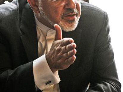 El ministro de Exteriores de Irán, Mohammad Javad Zarif, este martes en Madrid.