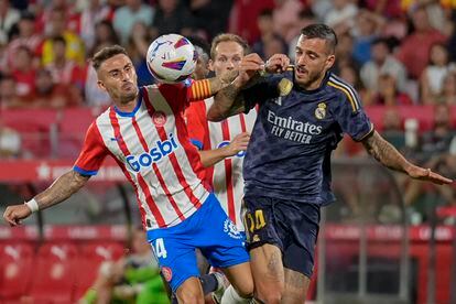 Real Madrid y Girona se disputan La Liga con el gol por bandera