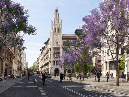 Colau plantea una Via Laietana con aceras de 4 metros y tráfico privado solo de bajada
BARCELONA
  (Foto de ARCHIVO)
22/07/2021