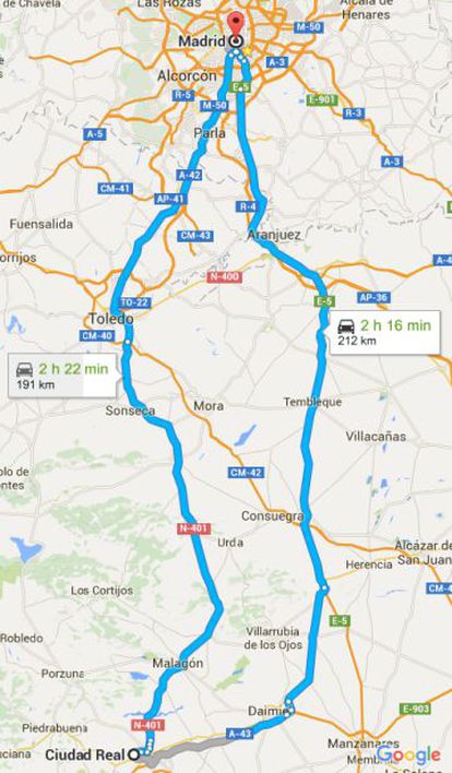 &iquest;Qu&eacute; carretera es mejor para ir de Madrid a Ciudad Real?