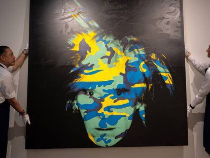 Obra 'Autorretrato', de Andy Warhol.