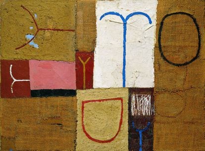 'Collage' (1954), de Manolo Millares.