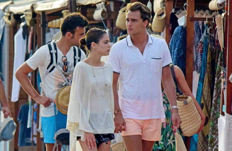 Pepe Barroso Jr. con Tini Stoessel el pasado verano en Ibiza.