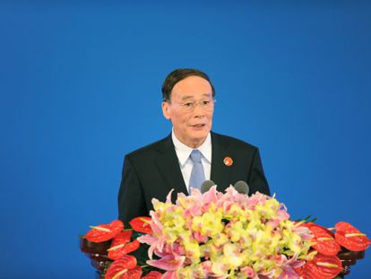 Wang Qishan, responsable de la campa&ntilde;a anticorrupci&oacute;n.