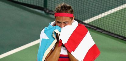 La tenista puertorriqueña Mónica Puig.