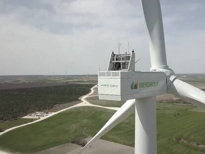 Iberdrola y Siemens Gamesa activarán en Burgos las turbinas eólicas más potentes de España