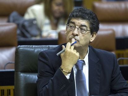 Diego Valderas en el Parlamento de Andaluc&iacute;a.