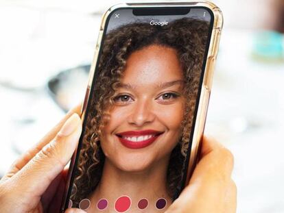 ¿Comprar un producto de belleza y probarlo online? Hazlo con la realidad aumentada de Google