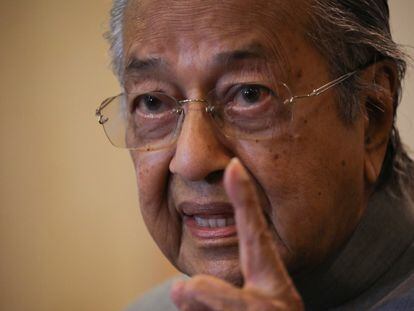 El ex primer ministro malasio Mahathir Mohamed.