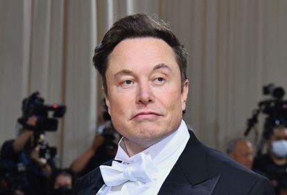 Elon Musk, en la gala del Metropolitan Museum of Art de Nueva York, en mayo pasado.