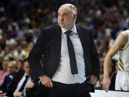 Laso, en un partido de esta temporada en el Wizink