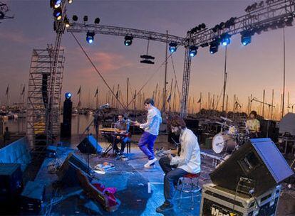 Actuación de Leda Tres en el festival Monkey Week, que se celebra en Puerto de Santa María.