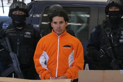 El narcotraficante colombiano Harold Poveda, alias 'El Conejo', tras su arresto por la Policía Federal, el 5 de noviembre de 2010.