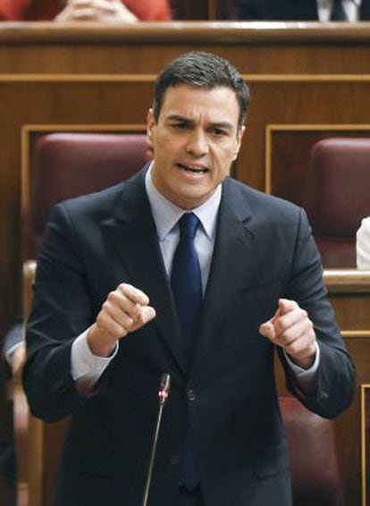 El l&iacute;der del PSOE, Pedro S&aacute;nchez.