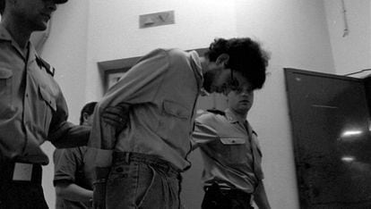 Javier Rosado, detenido por el Crimen del juego del rol, en una imagen 1994.