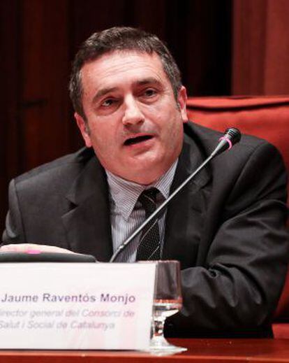 Jaume Raventós, en su comparecencia ante la Comisión de Salud.