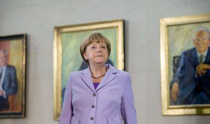 Angela Merkel, el pasado 13 de julio.