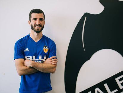 José Luis Gayá, en la ciudad deportiva del Valencia.