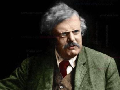 El escritor brit&aacute;nico G. K. Chesterton.