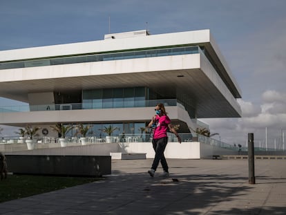 El edificio Veles e Vents que será una de las sedes de València Capital Mundial del Diseño 2022 y donde este miércoles se han presentado las líneas maestras de su programación.