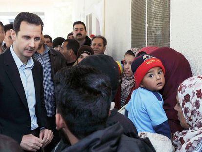 Bachar el Asad reaparece en Adra, el mi&eacute;rcoles.