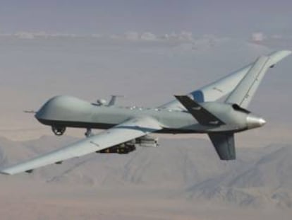 Imagen del MQ-9 Reaper, de la firma estadounidense General Atomics.