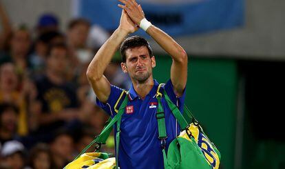 Novak Djokovic

El tenista número 1 del ránking ATP conmovió a todos en su despedida de los Juegos tras caer derrotado en primera ronda ante el argentino Juan Martín del Potro (que sería plata).
