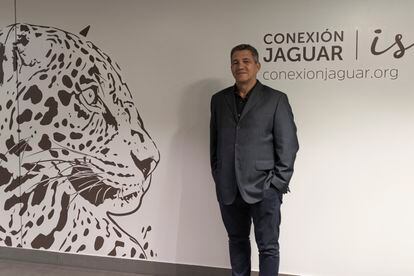 Angelo Robelo, at the Conexión Jaguar headquarters in Medellín.