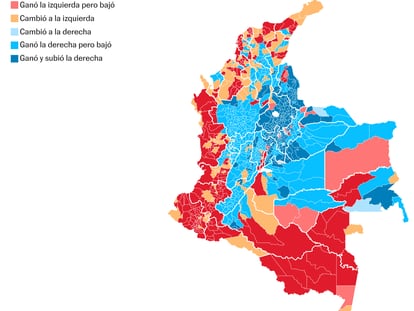 La forma cambiante de las dos Colombias