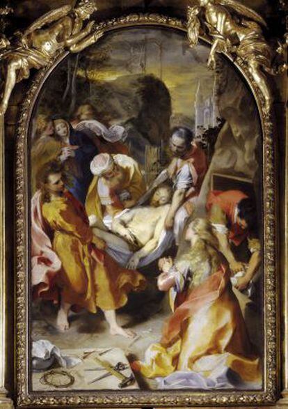 'El entierro de Cristo', 1579-82.