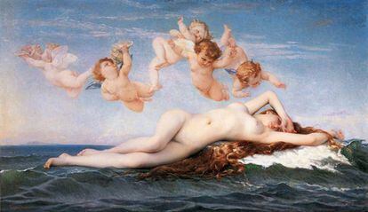 'El nacimiento de Venus', adelgazado
