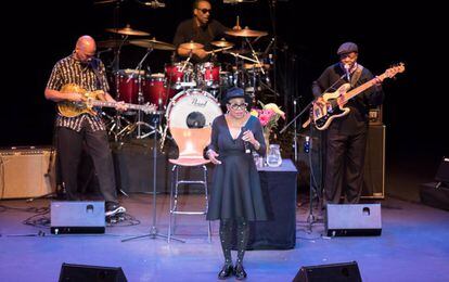 Dee Dee Bridgewater durante su actuaci&oacute;n dentro del Festival Internacional de Jazz Madrid. 