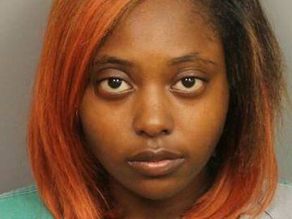 Imagen policial de Marshae Jones.