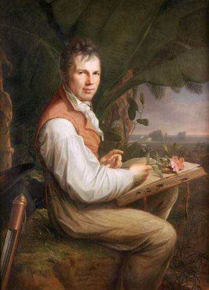 Retrato de Alexander von Humboldt realizado en 1806 por Friedrich Georg Weitsch.