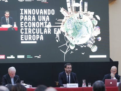 Acto de presentaci&oacute;n en Madrid del primer informe sobre el estado de la economia circular en Espa&ntilde;a