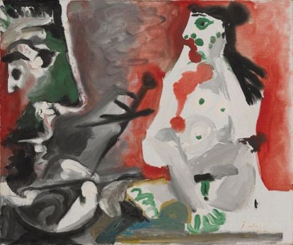 Le peintre et son modèle, de Pablo Picasso (1964)