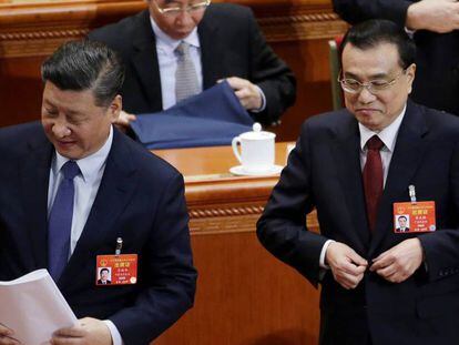 En foto, el presidente chino, Xi Jinping, y el primer ministro, Li Keqiang. En vídeo, declaraciones de Li Keqiang.