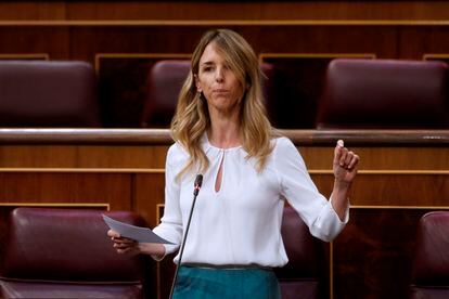 Cayetana Álvarez de Toledo, en el Congreso de los Diputados.