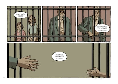 Página interior del libro 'El abismo del olvido', de Paco Roca y Rodrigo Terrasa.