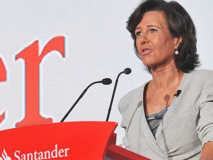 Fotograf&iacute;a cedida por Banco Santander de la presidenta de grupo Santander, Ana Bot&iacute;n. EFE/Banco Santander