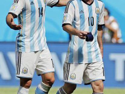 Messi y Mascherano hablan ante B&eacute;lgica.