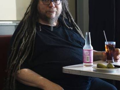 Jaron Lanier, durante la entrevista en Berkeley.